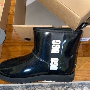 UGG Classic Clear Black Mini Boots